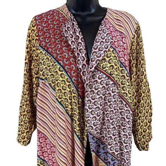 CAbi Poet Patchwork Kimono Duster - Picture 3 of 8
